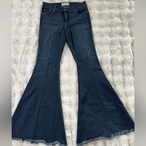 Free People Low Rise Ultra Flare jeans